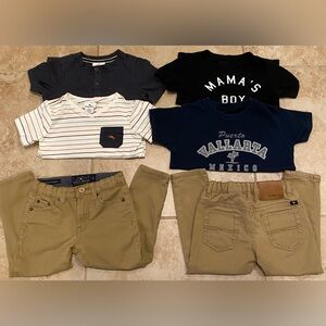Bundle of Toddler Shirts & Pants (Sizes 3T-4T) Lucky Brand, Tommy Bahama & More
